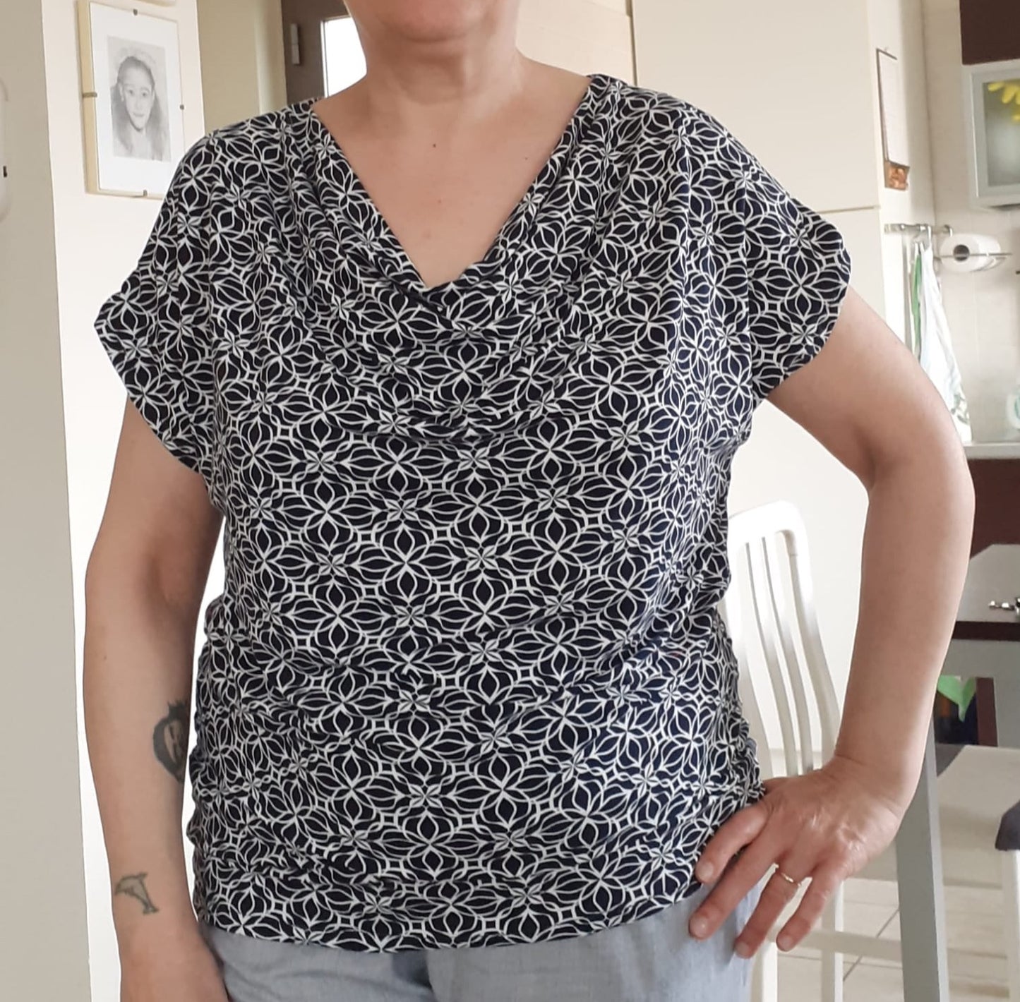 T shirt CARTAMODELLO PDF donna Rosita da taglia XS a 5xl