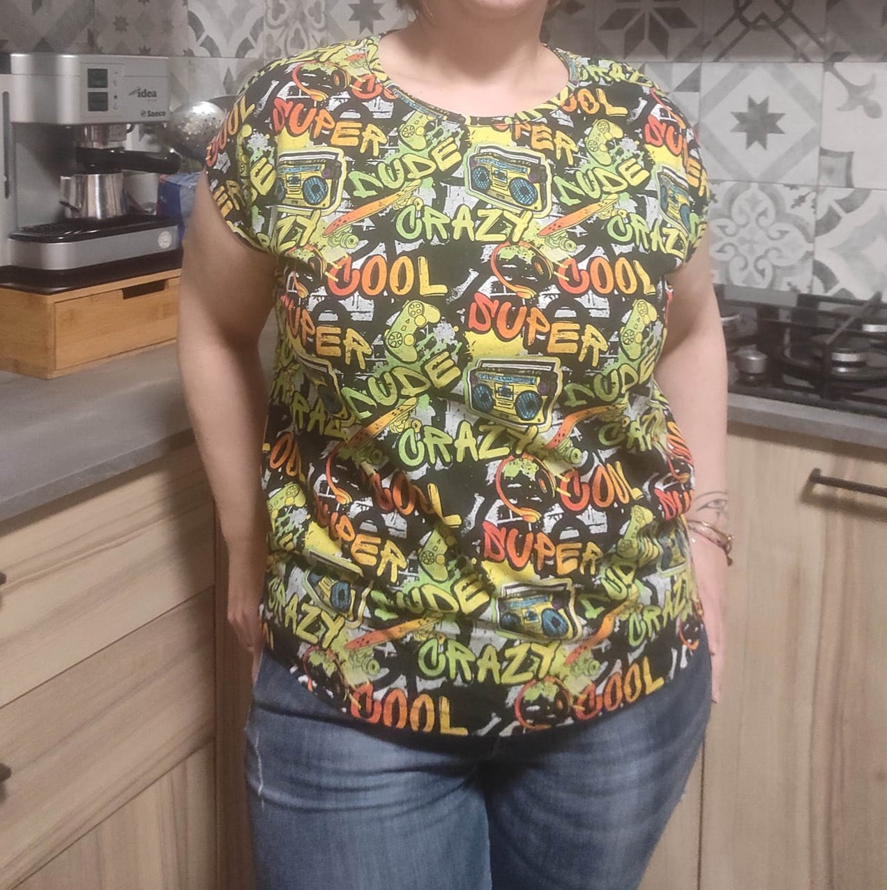 T-shirt CARTAMODELLO PDF donna cherry da taglia s a 4xl