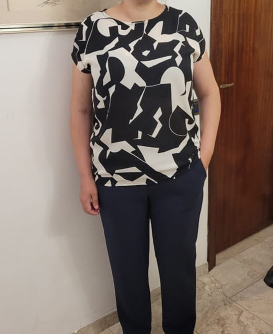 T-shirt CARTAMODELLO PDF donna cherry da taglia s a 4xl