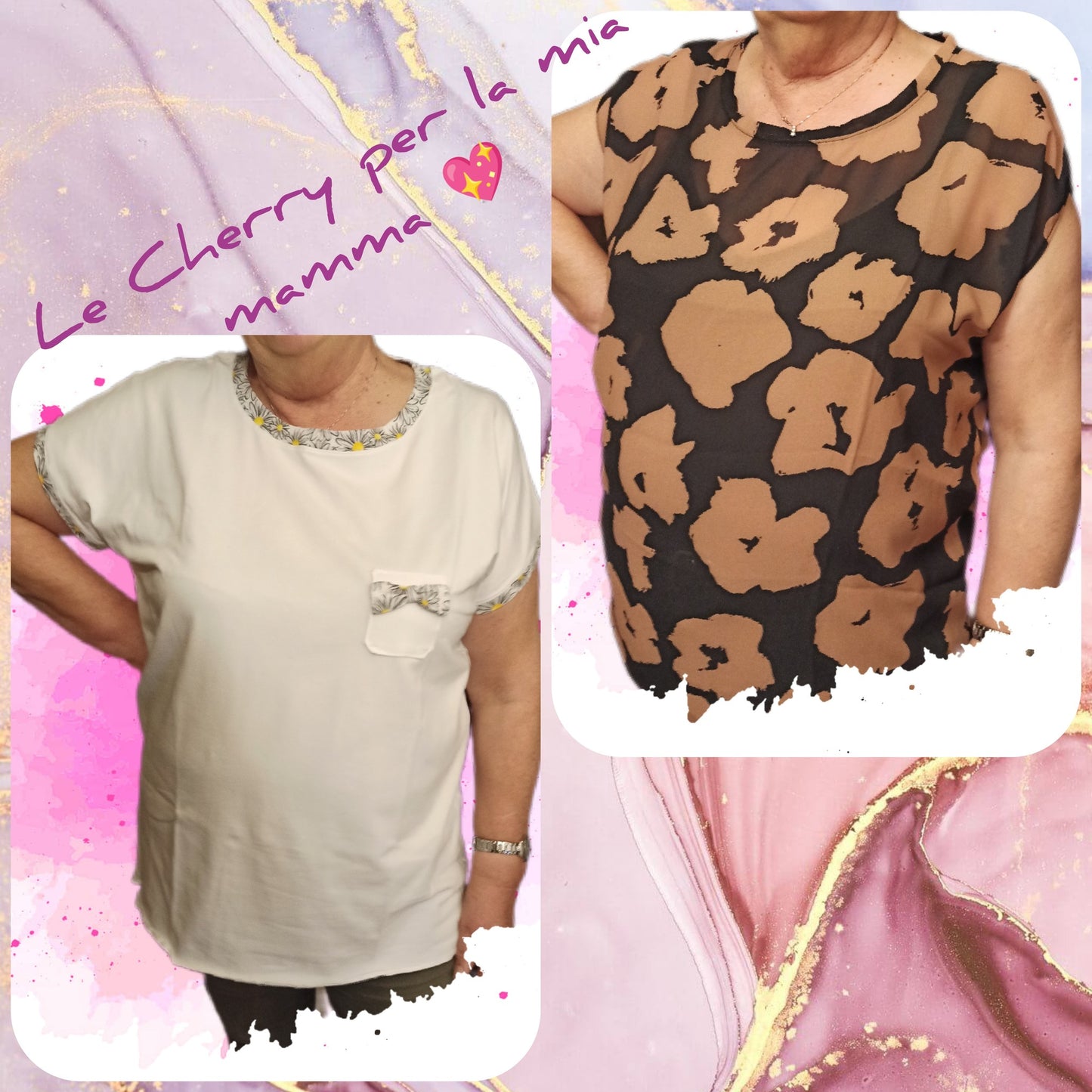 T-shirt CARTAMODELLO PDF donna cherry da taglia s a 4xl