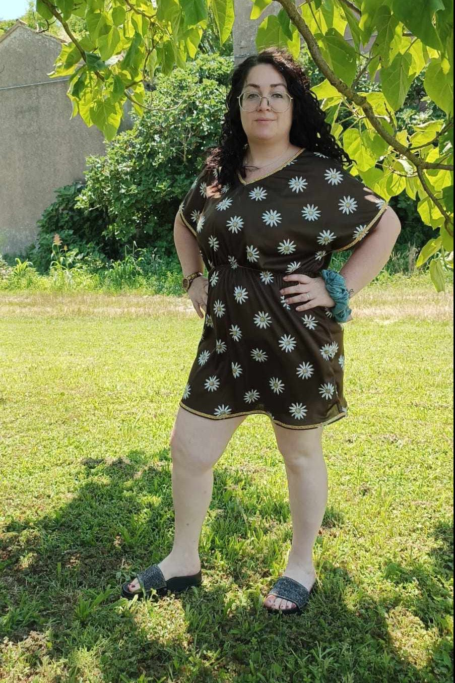 Cartamodello abito-copricostume-top donna e bambina OLYMPIA me e mini me!