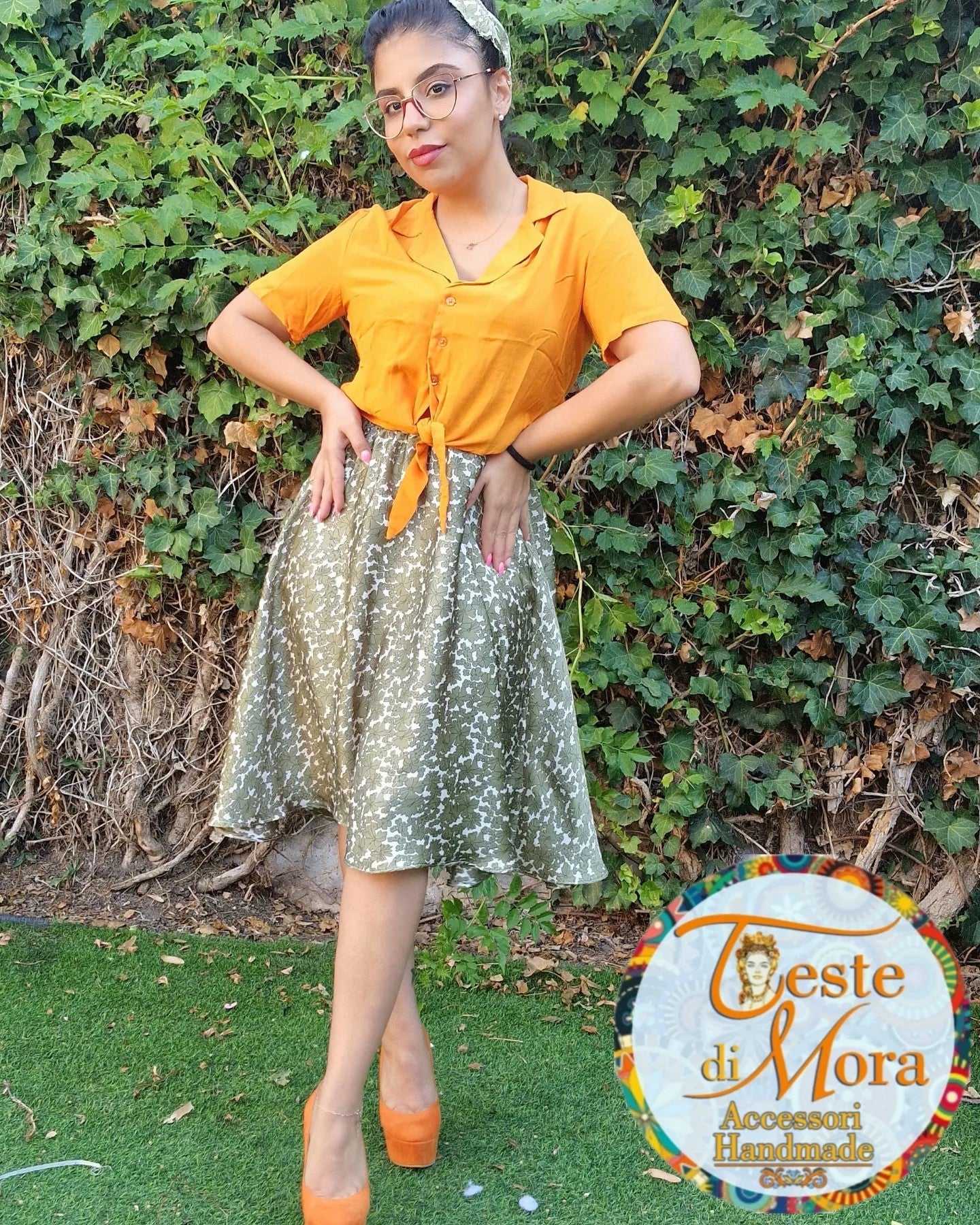 Gonna a mezza ruota CARTAMODELLO MIRABEL donna da taglia 38 a 54 con video tutorial