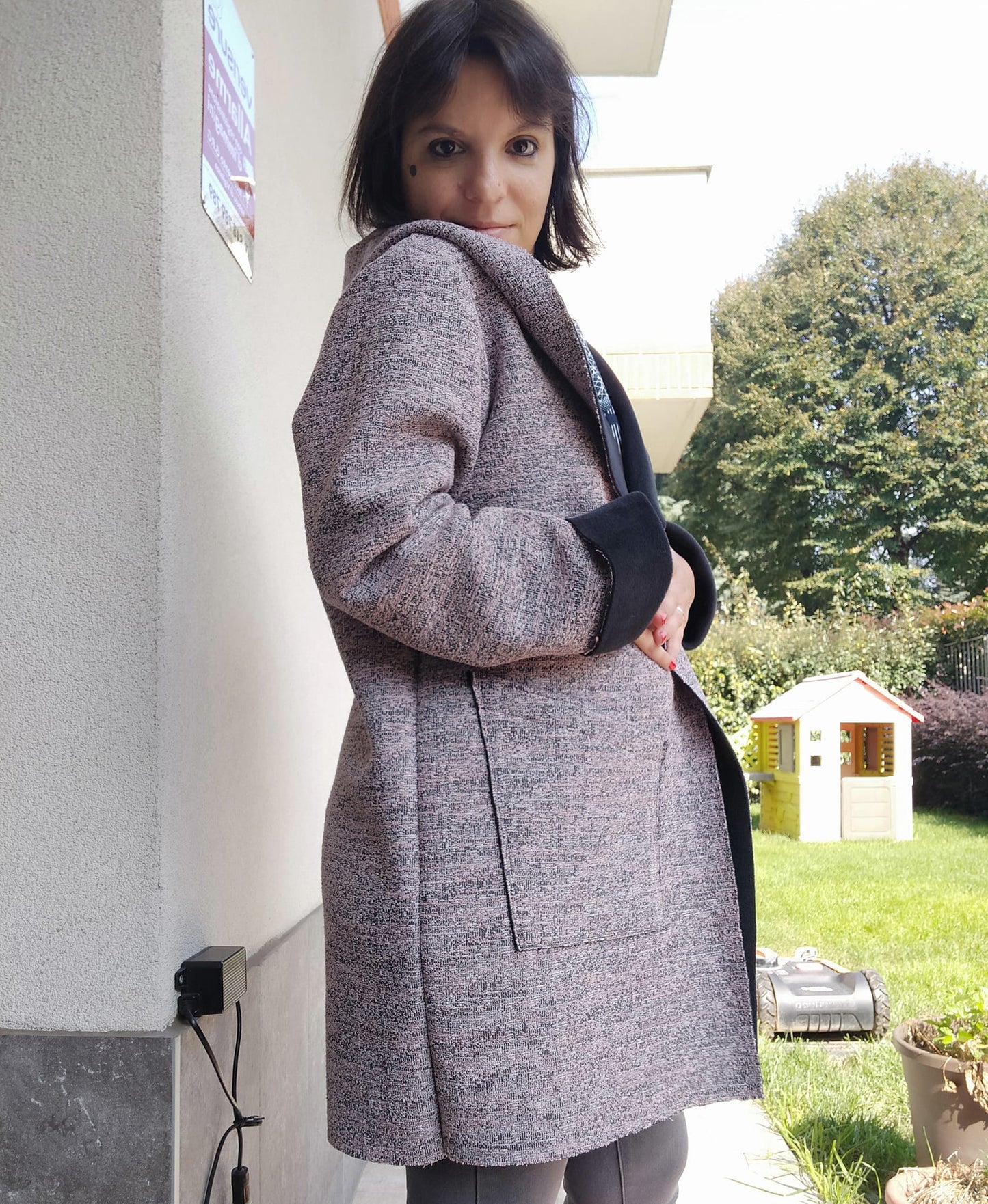 Cappotto Cardigan Cacao&cannella, CARTAMODELLO donna da taglia 40 a 54
