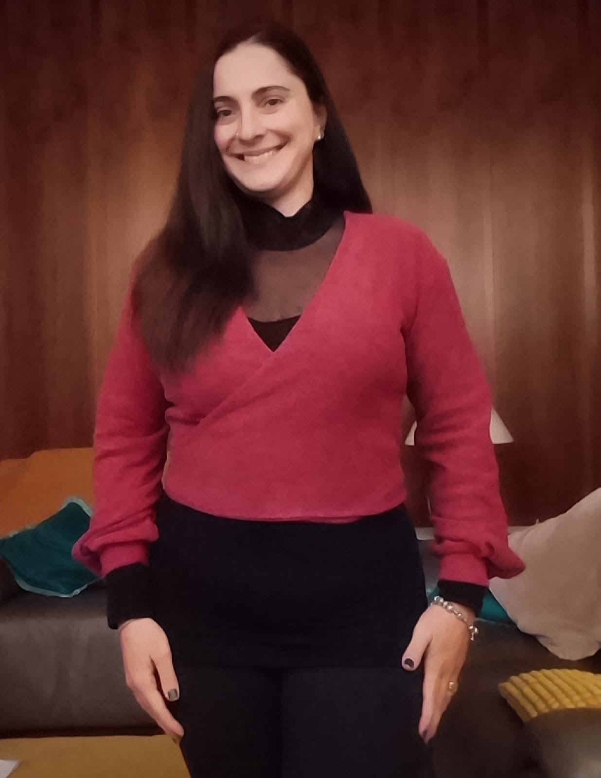 Cardigan scaldacuore Sara donna CARTAMODELLO con VIDEO tutorial da taglia XS a 5XL