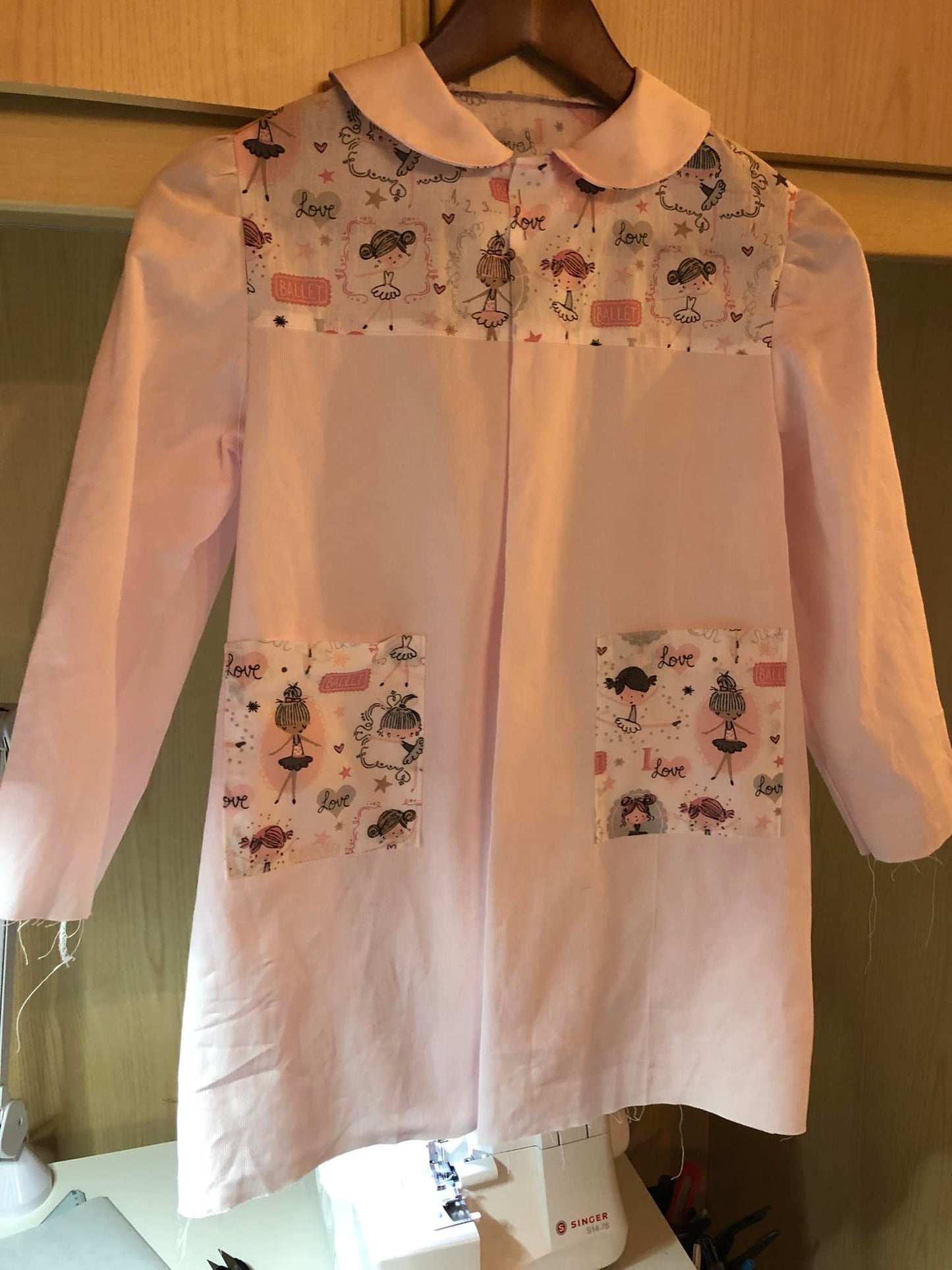 Grembiule Scuola primaria CARTAMODELLO da taglia 5 anni a 13 anni, UNISEX