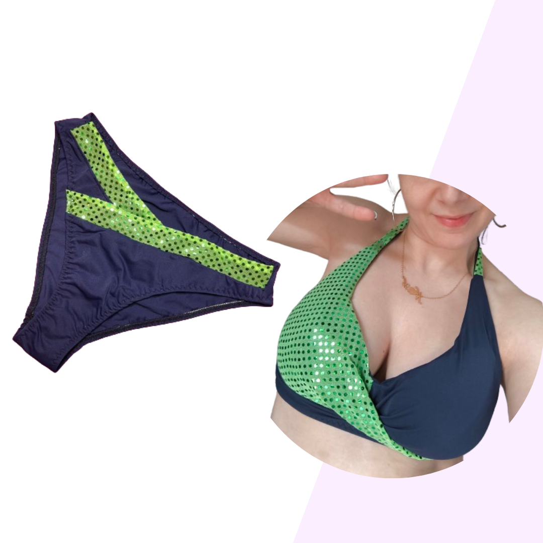Costume-abito-tankini CARTAMODELLO Marilyn donna da misura II° a VIII°