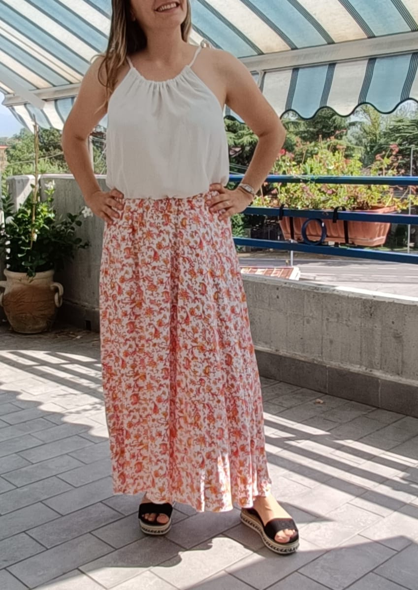 Gonna a mezza ruota CARTAMODELLO MIRABEL donna da taglia 38 a 54 con video tutorial