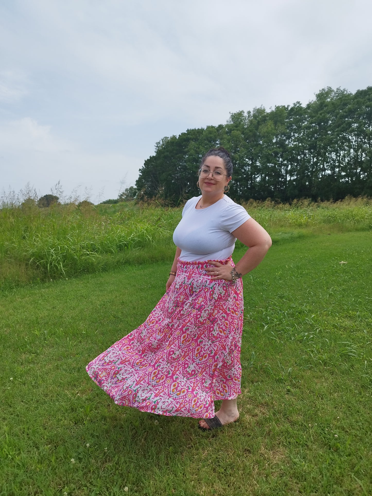 Gonna a mezza ruota CARTAMODELLO MIRABEL donna da taglia 38 a 54 con video tutorial