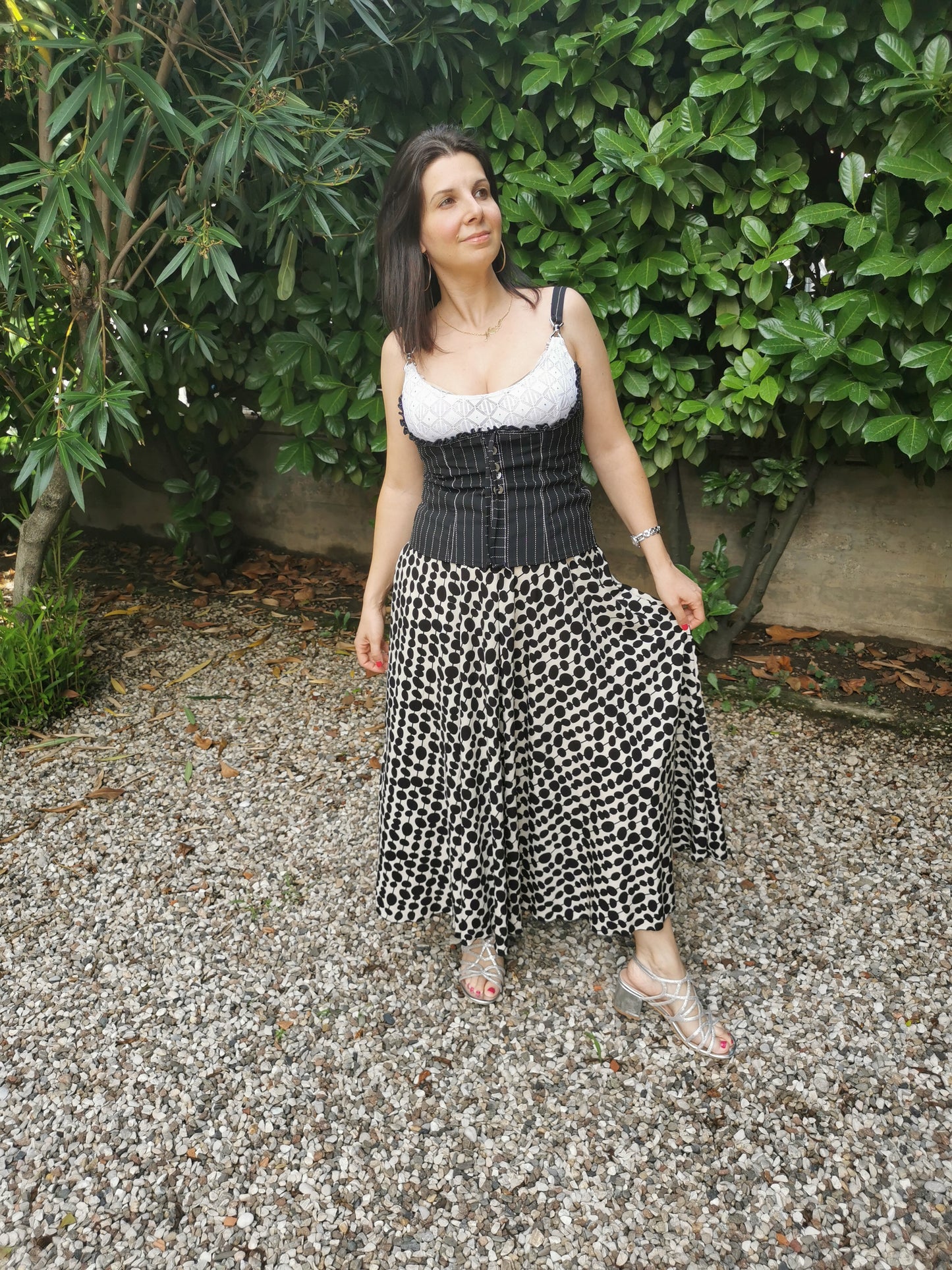 Gonna a mezza ruota CARTAMODELLO MIRABEL donna da taglia 38 a 54 con video tutorial