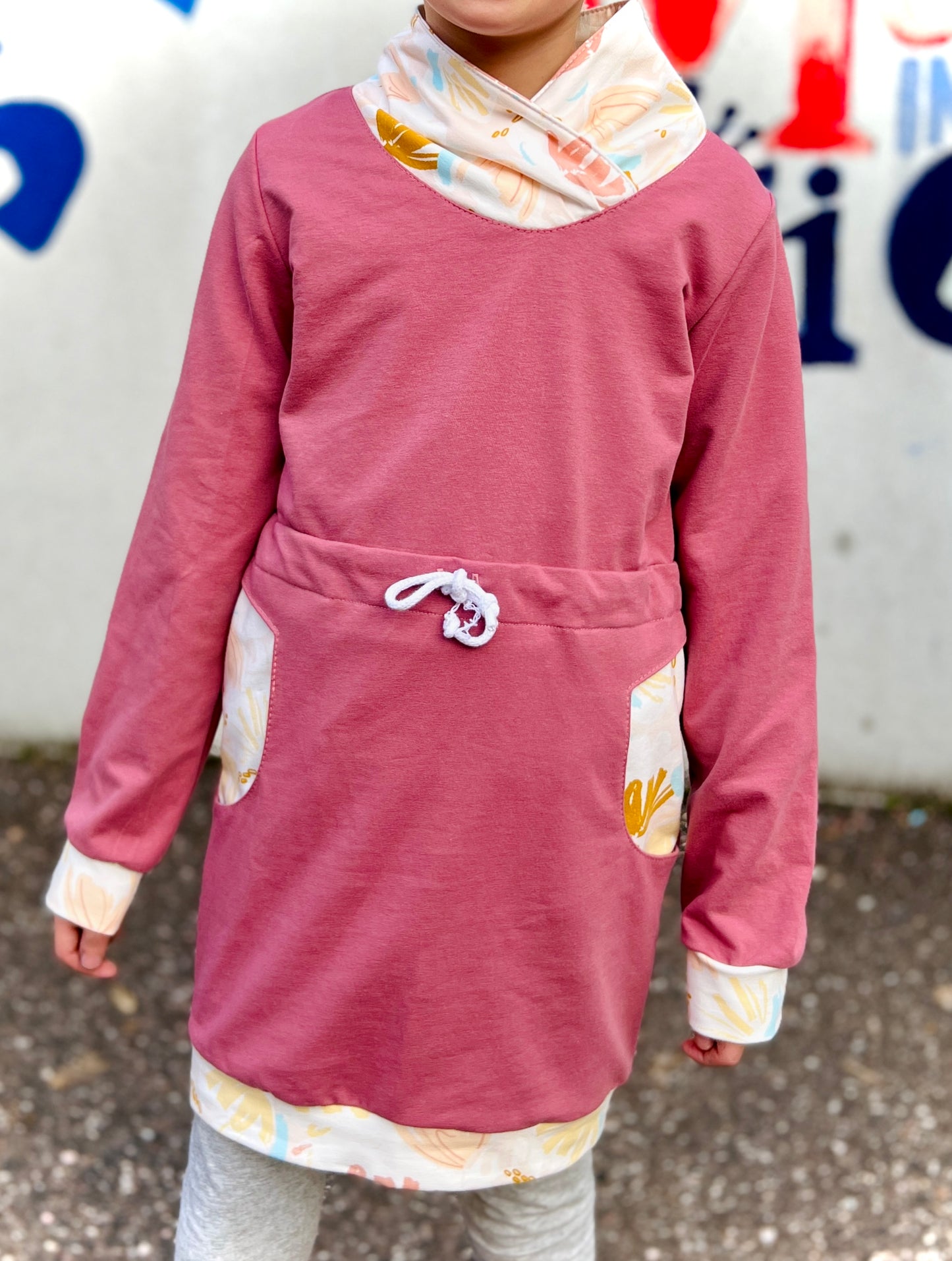 Felpa-abito Silvy CARTAMODELLO pdf donna da taglia XS a 5XL e bambini da 3 a 11 anni