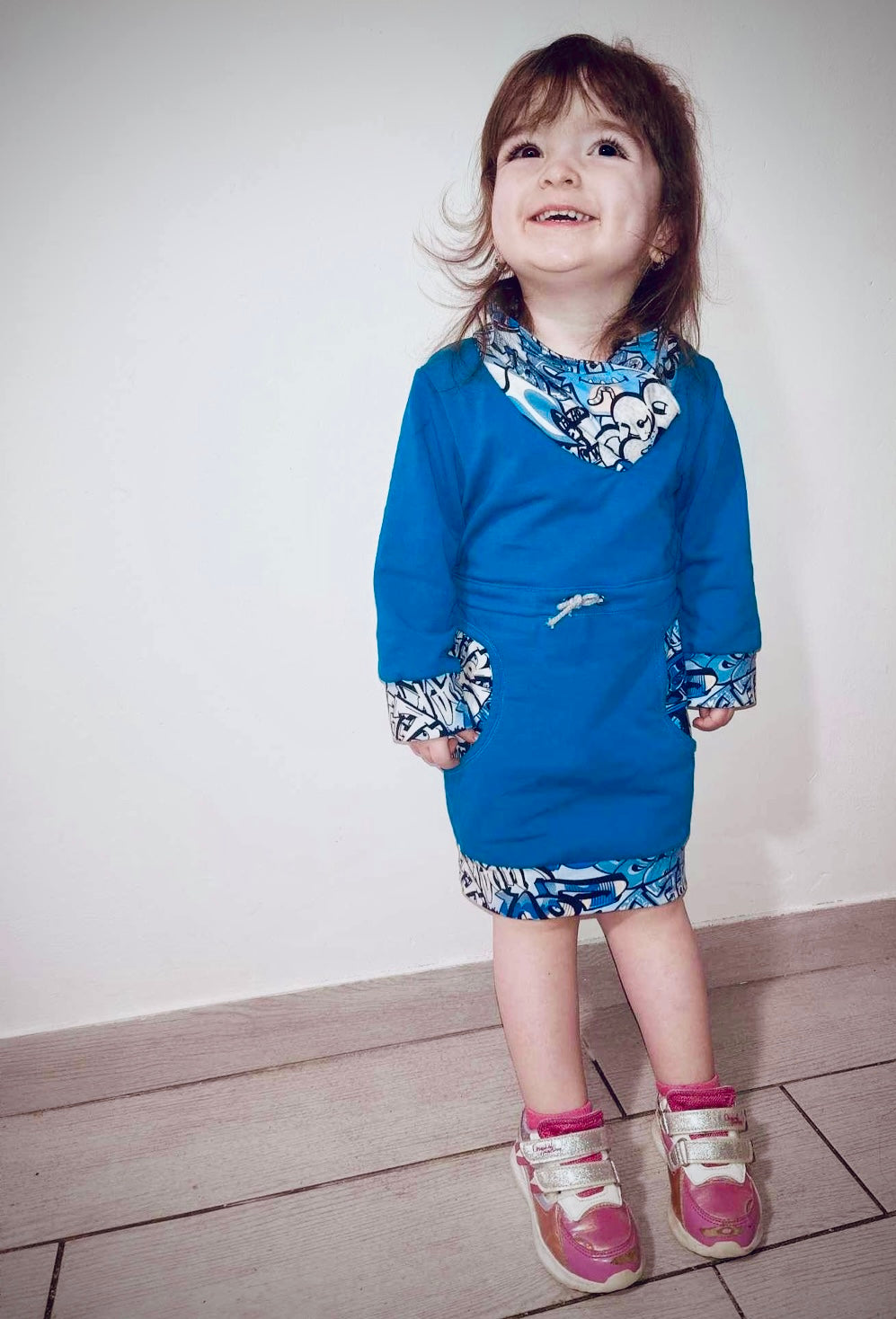 Felpa-abito Silvy CARTAMODELLO pdf donna da taglia XS a 5XL e bambini da 3 a 11 anni