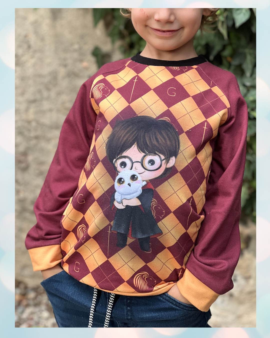 Felpa Raglan CARTAMODELLO PDF bambino 3 a 14 anni CON video tutorial