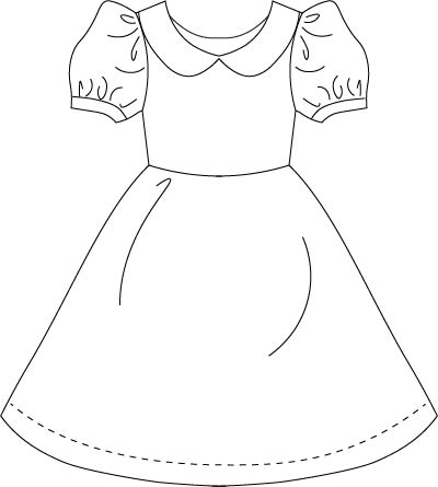 Vestito topolina e piccola antenata CARTAMODELLO PDF