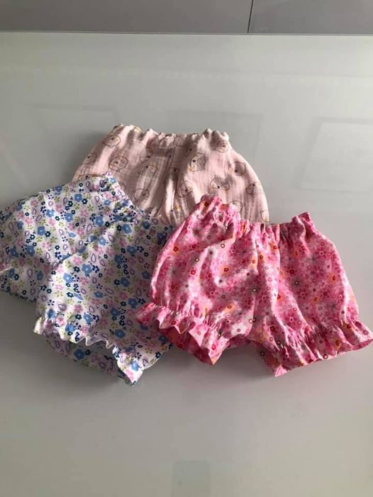 pantaloncino bloomer CARTAMODELLO PDF mesi 0 a 6 anni