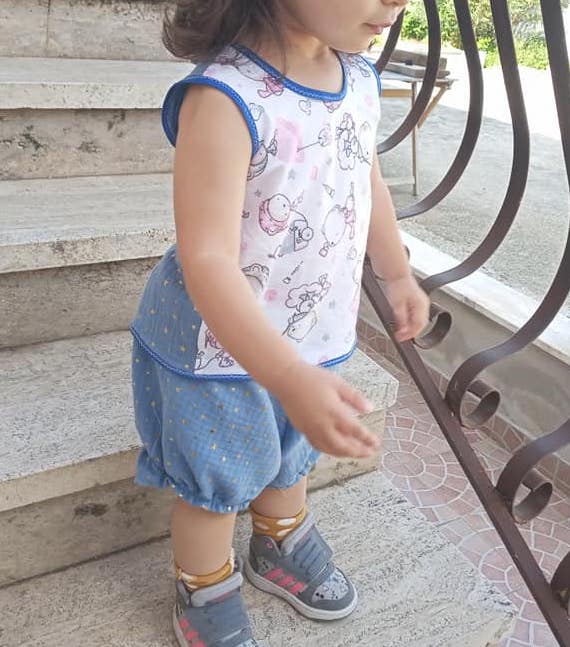 pantaloncino bloomer CARTAMODELLO PDF mesi 0 a 6 anni