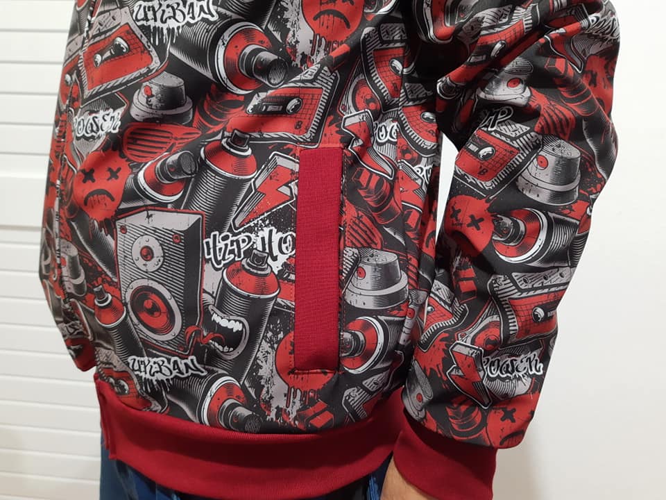 Felpa con zip o bottoni CARTAMODELLO uomo da tg xs a xxl
