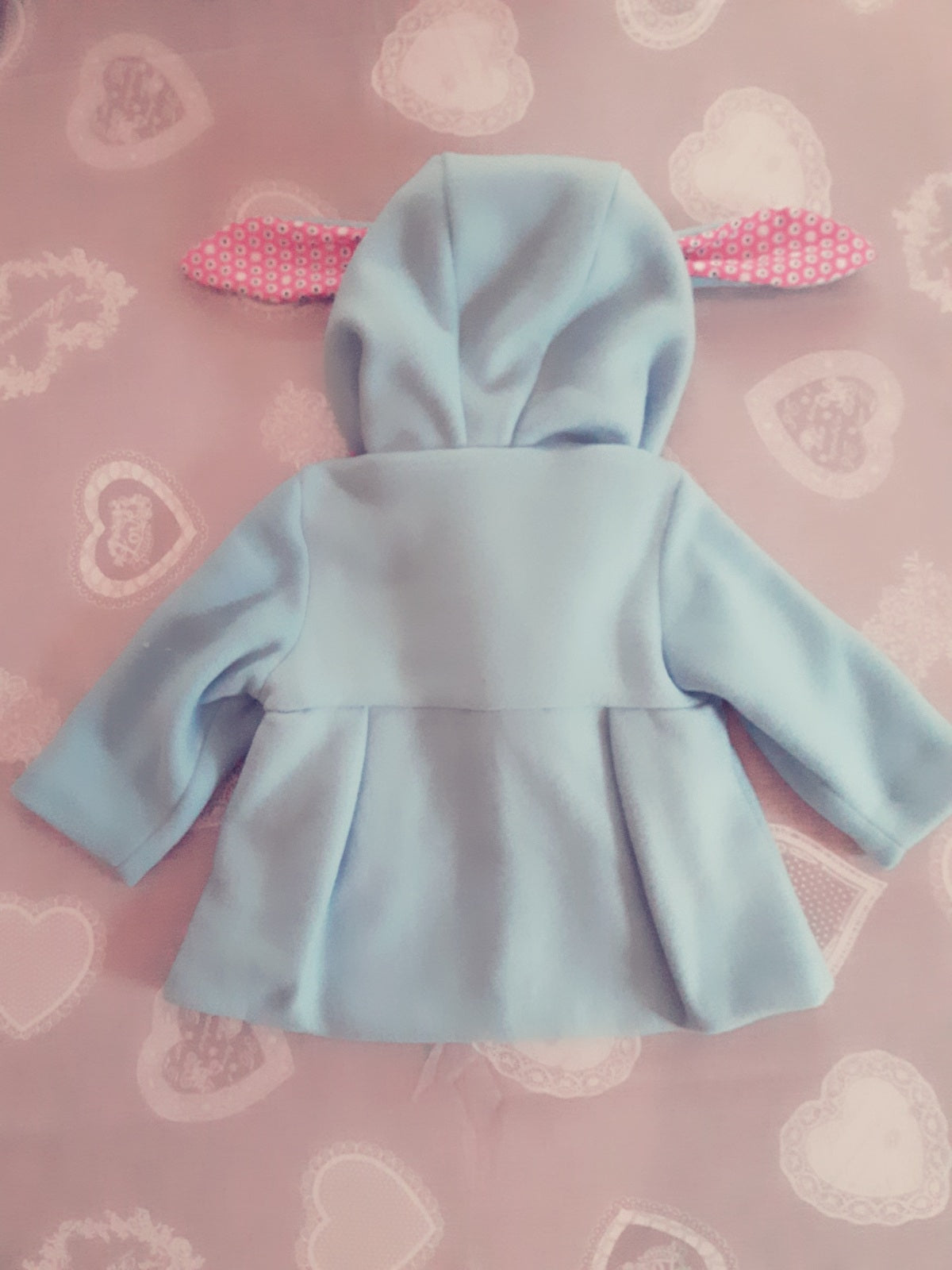 cappottino CARTAMODELLO PDF bambina coniglietto anni 1 a 6