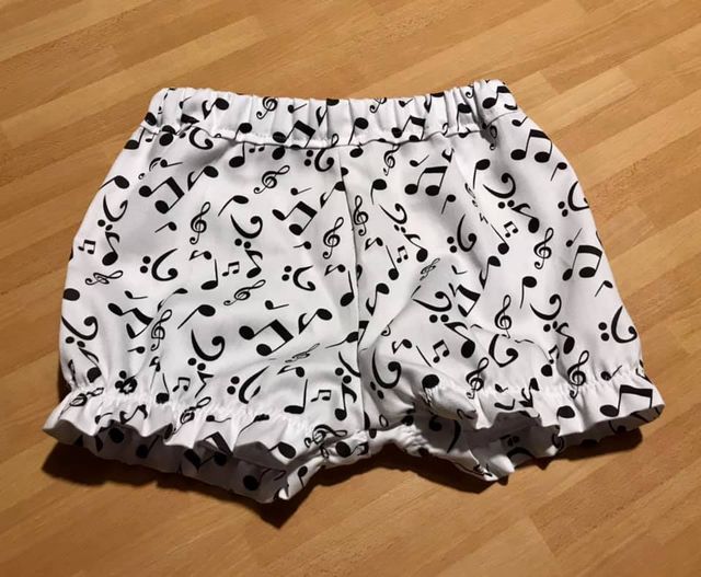 pantaloncino bloomer CARTAMODELLO PDF mesi 0 a 6 anni