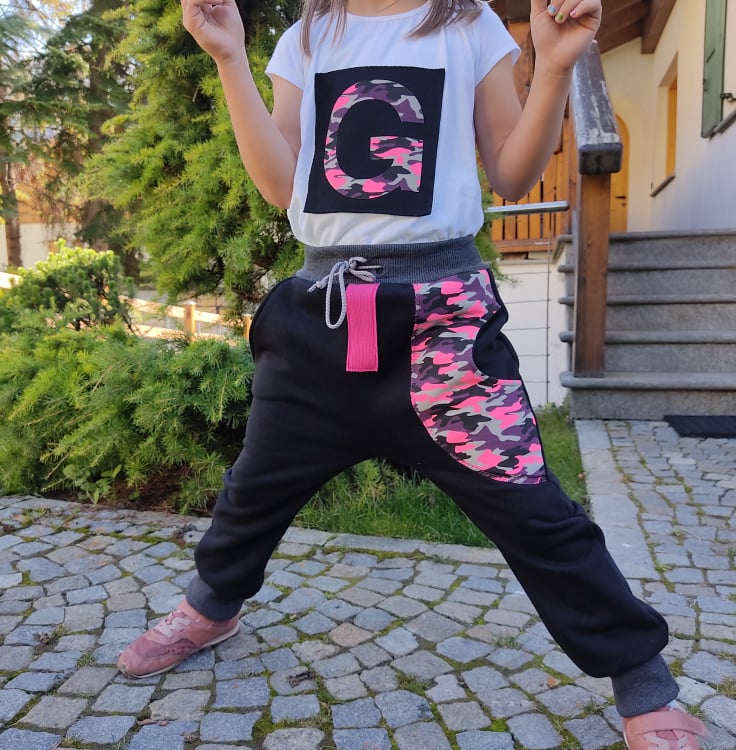 pantaloni harem CARTAMODELLO PDF neonato e bambino con video tutorial