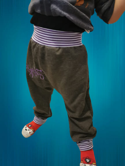 pantaloni harem CARTAMODELLO PDF neonato e bambino con video tutorial