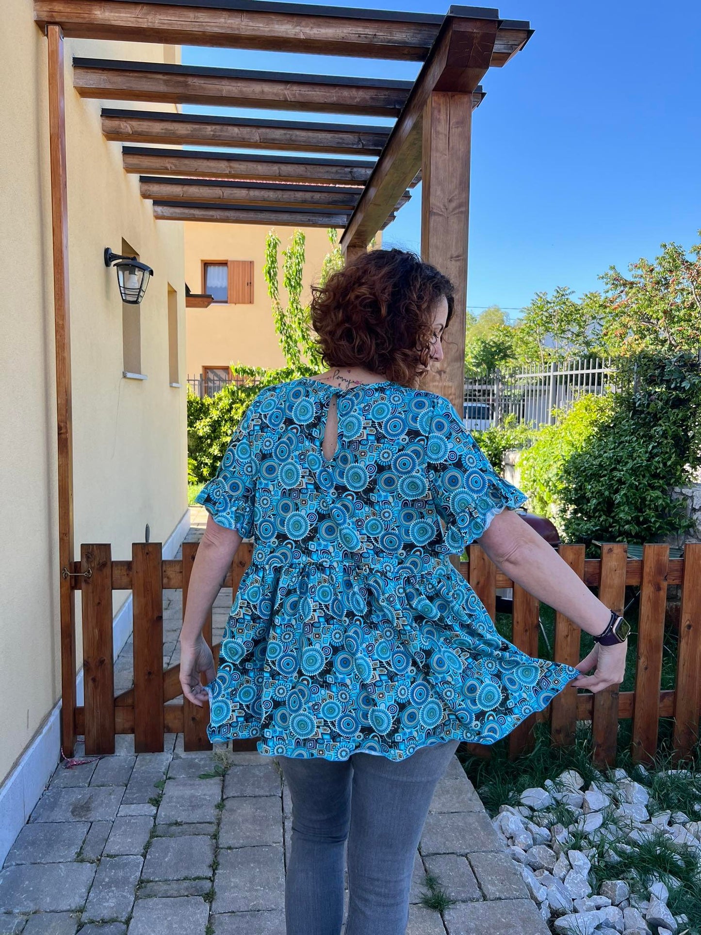 Blusa vestito CARTAMODELLO donna e bambina da taglia S a 6xl - 6 mesi a 11 anni Amélie