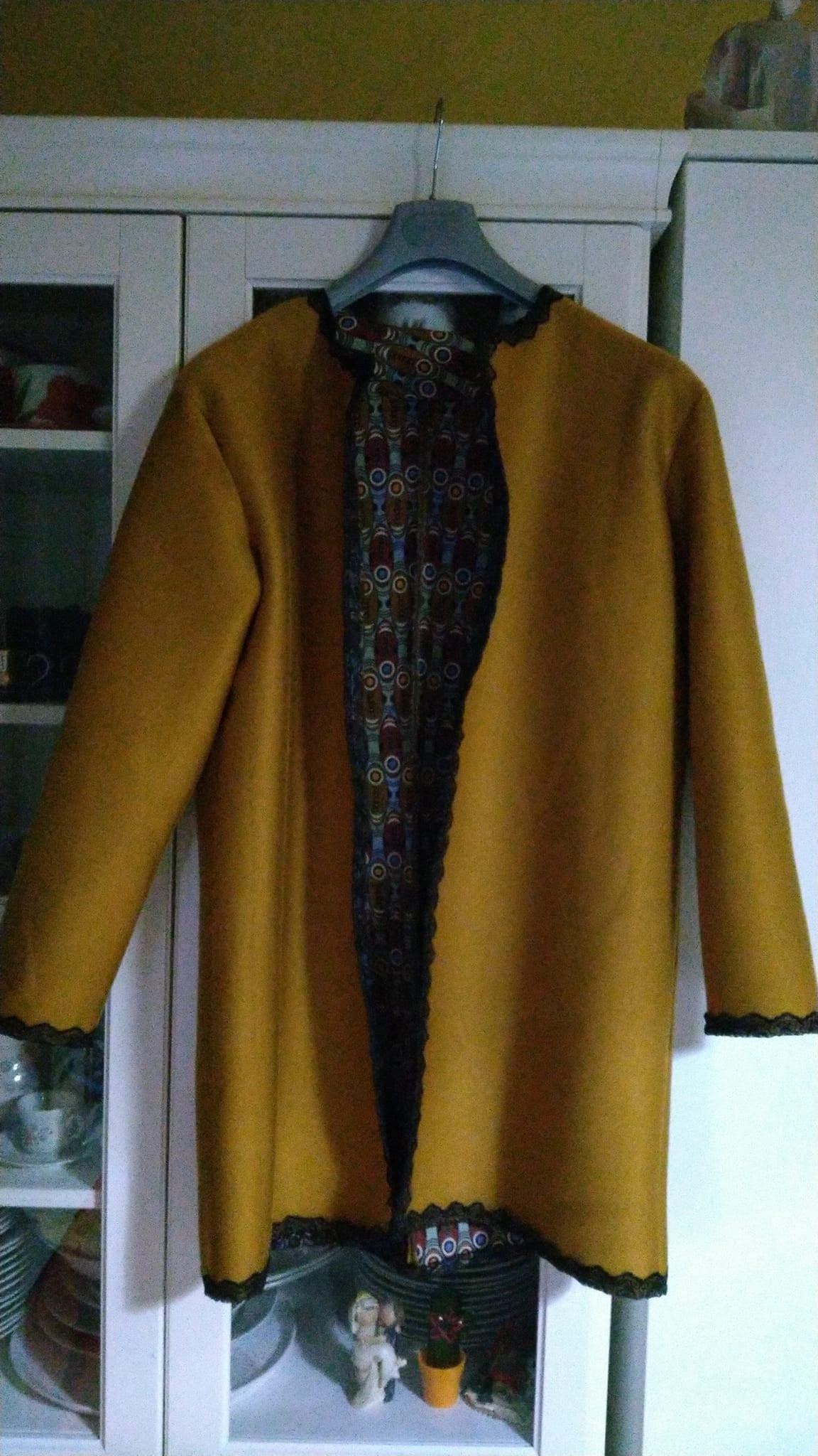 Cappotto Cardigan Cacao&cannella, CARTAMODELLO donna da taglia 40 a 54