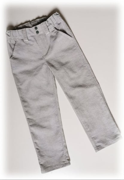 pantalone CARTAMODELLO PDF tipo jeans o elegante bambino-a