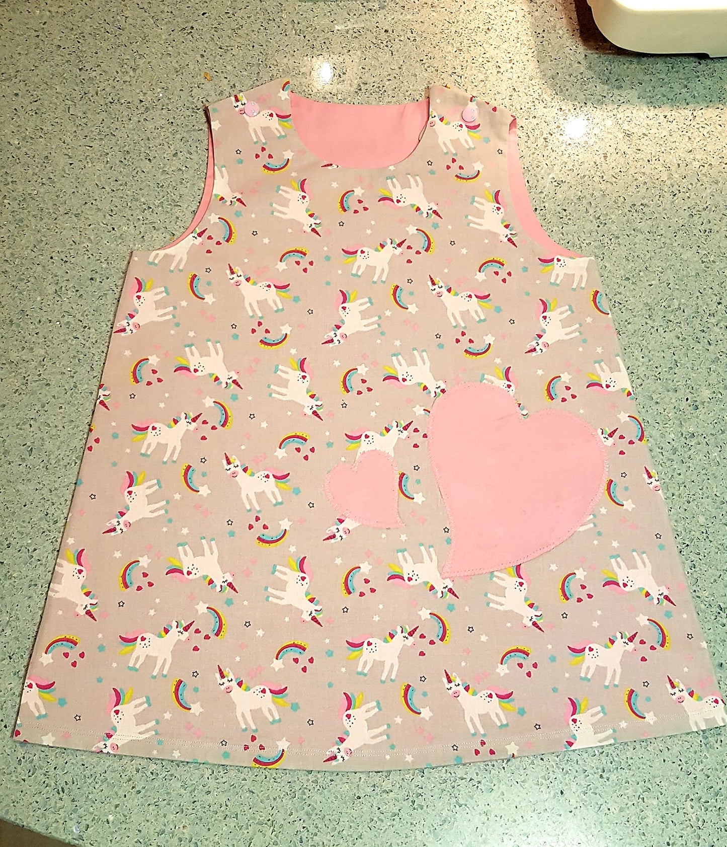 vestito reversibile CARTAMODELLO PDF bambina da anni 1 a 10 anni con tutorial