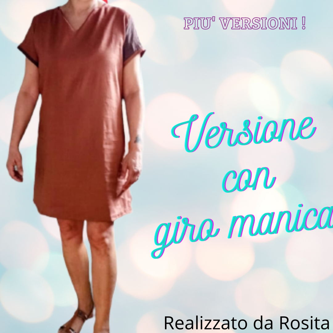 Abito morbido donna CARTAMODELLO Trilogy da taglia 40 a 56