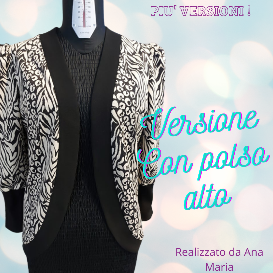 Cardigan CARTAMODELLO me e mini me donna e bambina