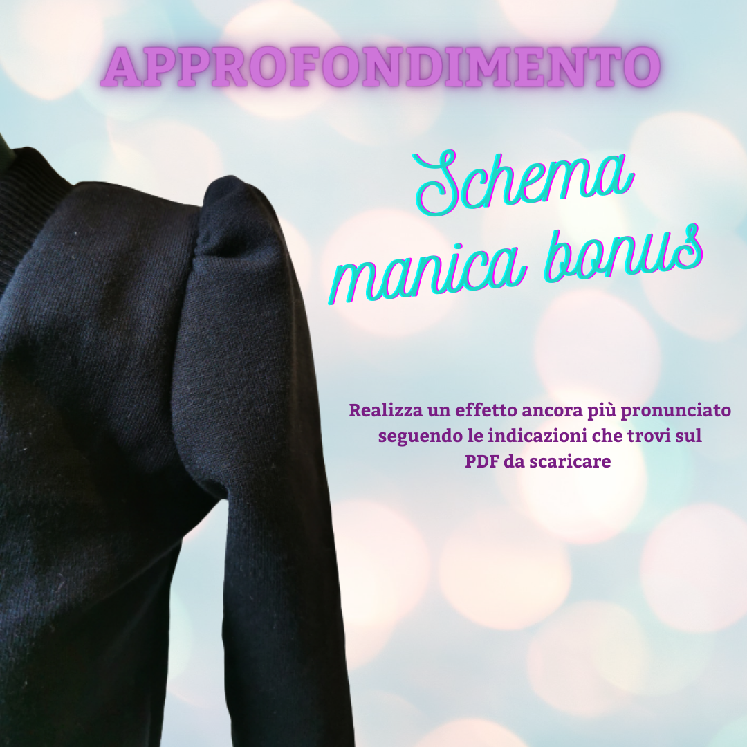 Approfondimento manica: realizziamo una manica con cuffia estesa
