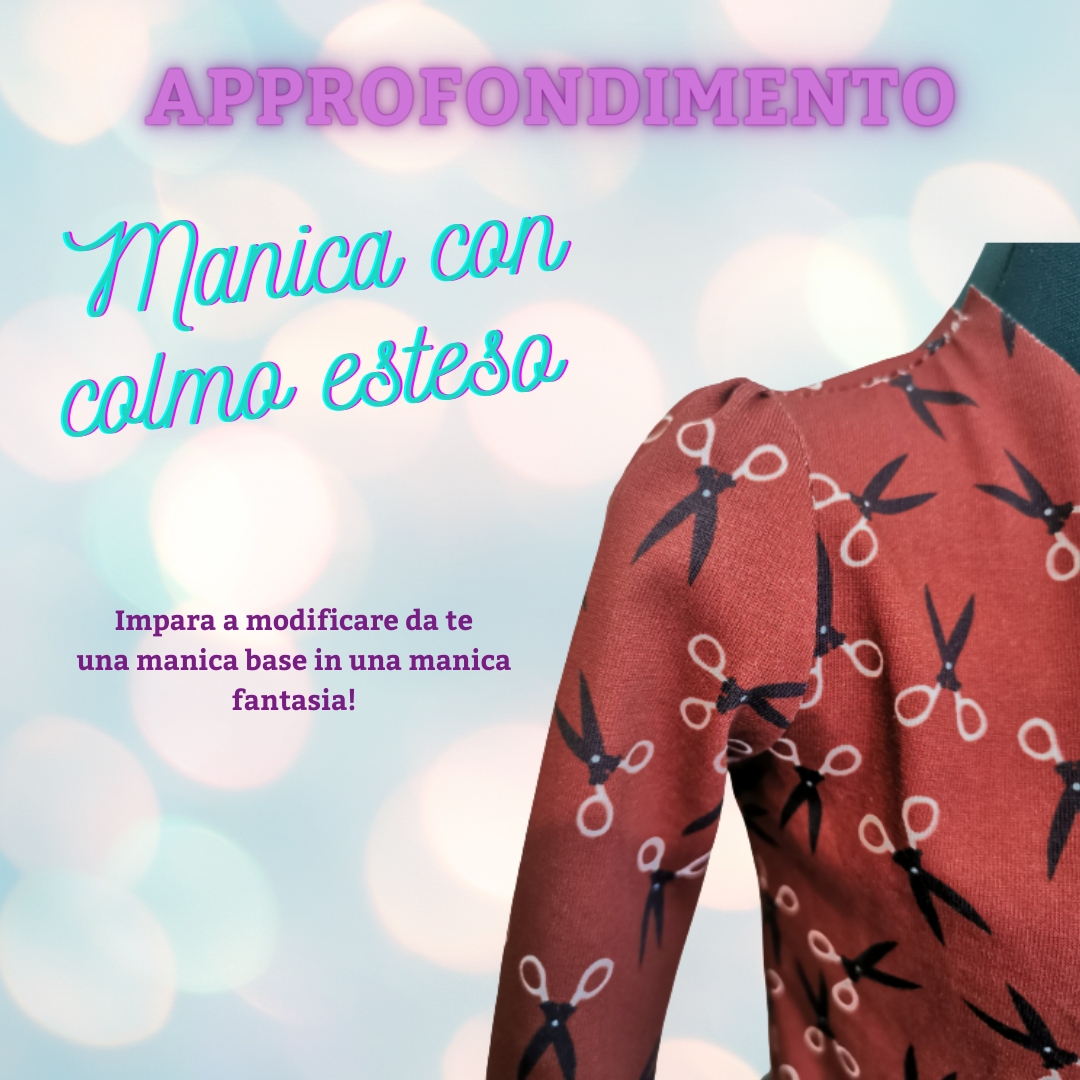 Approfondimento manica: realizziamo una manica con cuffia estesa