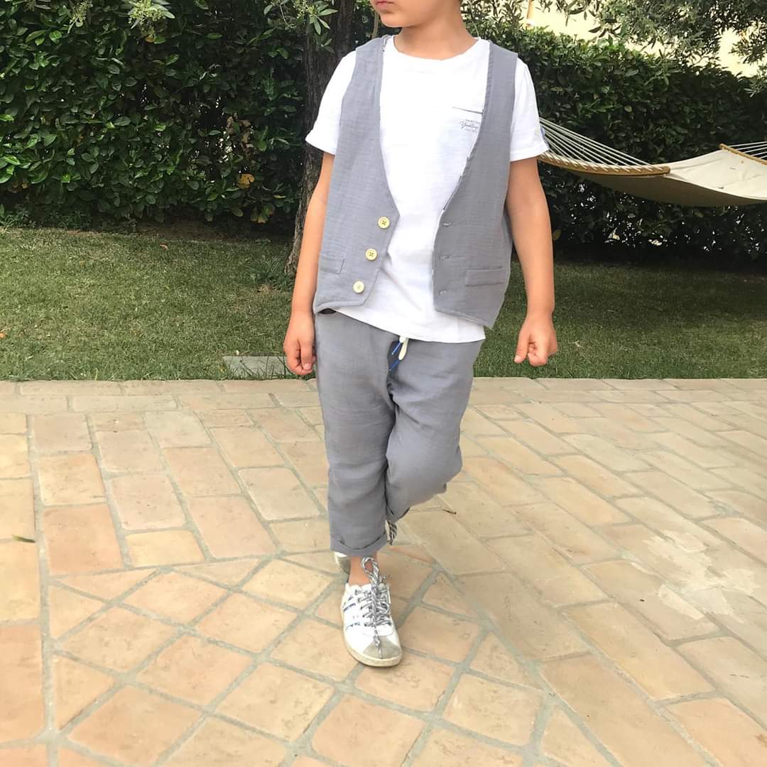 Gilet bambino CARTAMODELLO da taglia 6 mesi a 14 anni, Elegant ABC