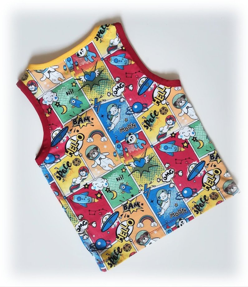 canotta bambino CARTAMODELLO PDF con tutorial