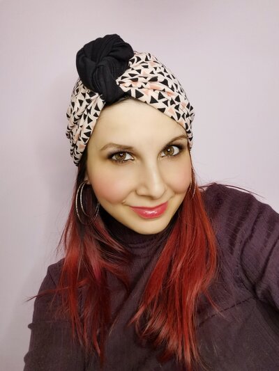 cappellino turbante CARTAMODELLO PDF bambina e adulta