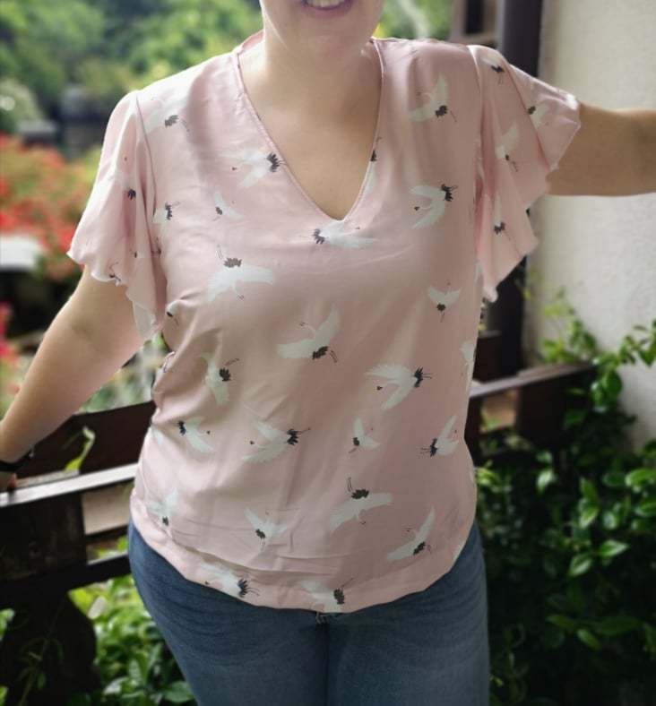 maglia t shirt CARTAMODELLO PDF donna Coral da taglia 40 a 56 con video tutorial
