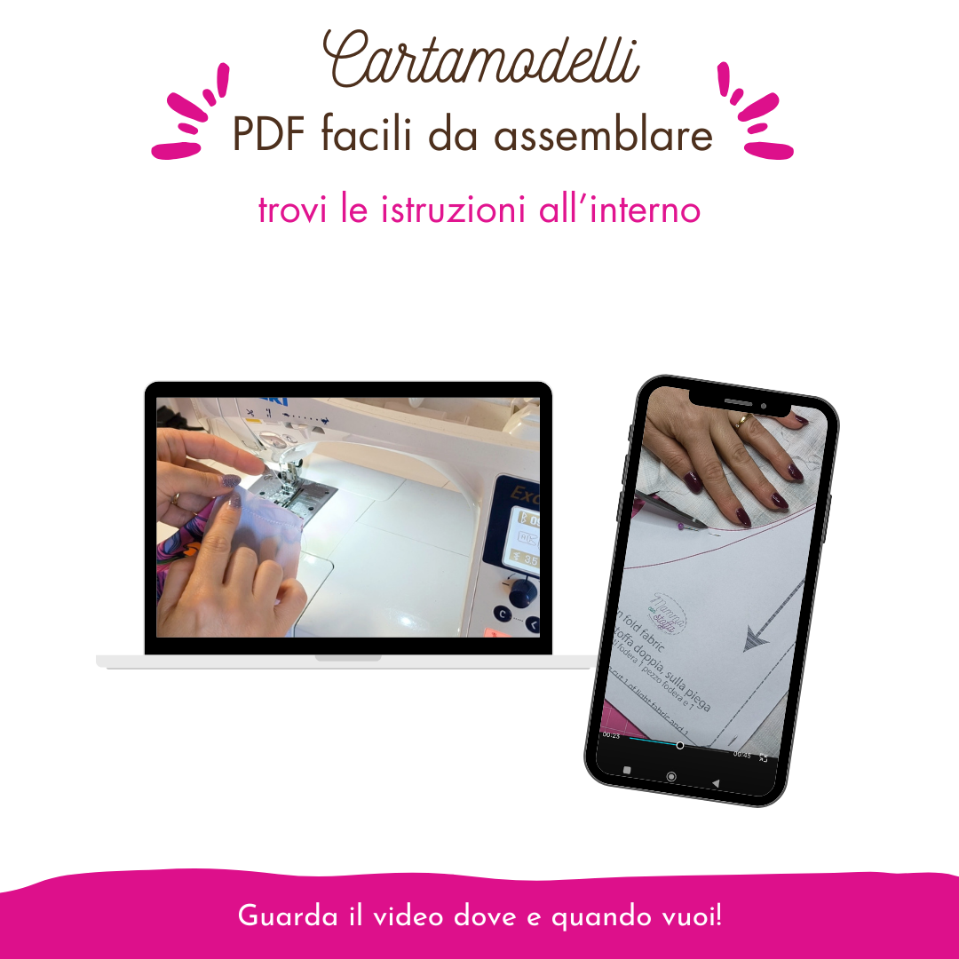 Tutone multiuso multisogno Tutorial con CARTAMODELLO bambino da 6 mesi a 10 anni