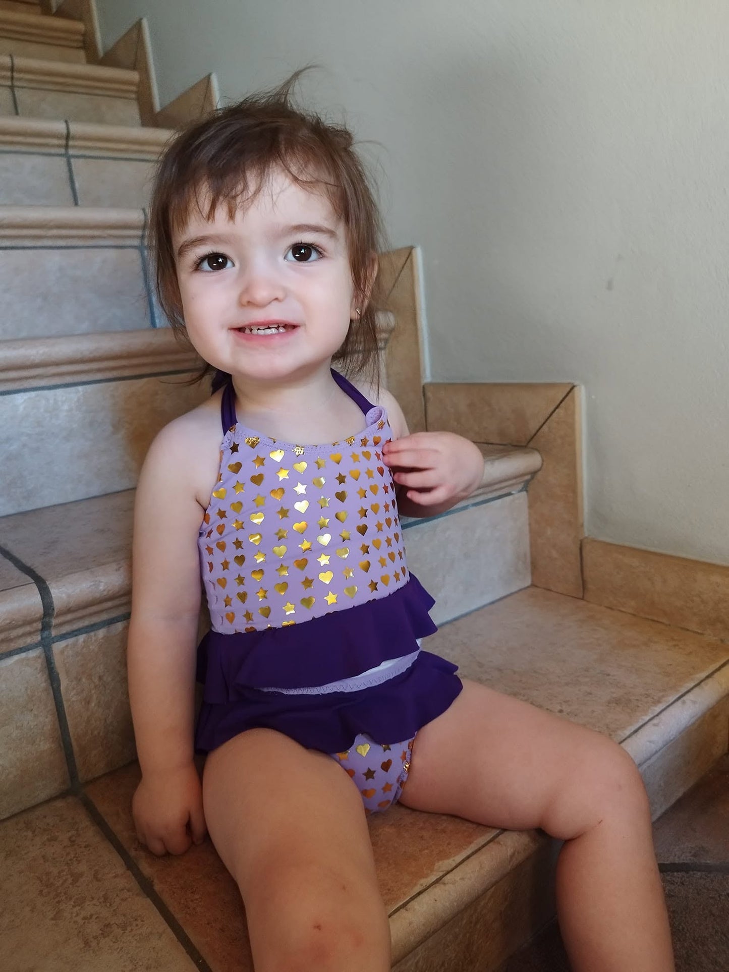 Costume Bikini-tankini CARTAMODELLO Coralie bambina tg 2 a 12/13 anni