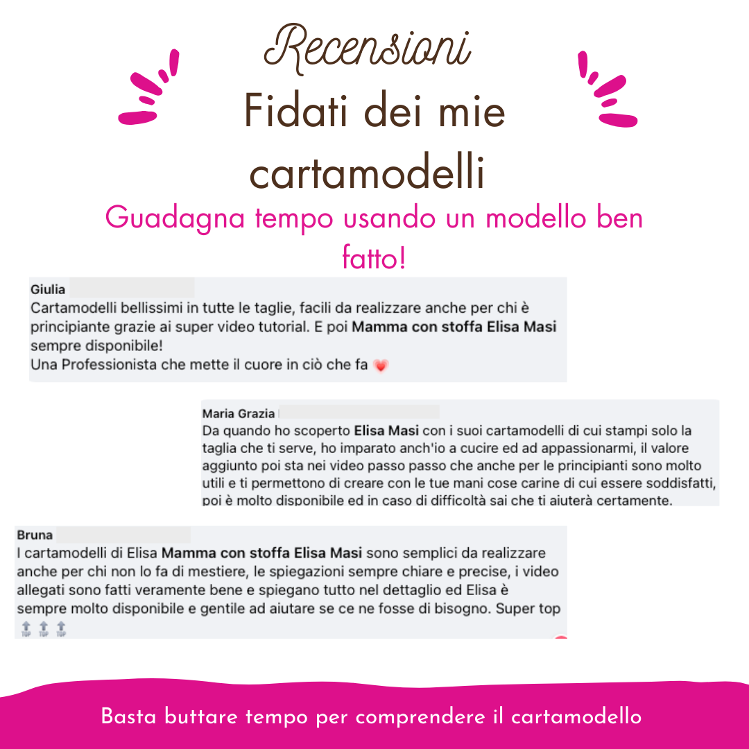 Tutone multiuso multisogno Tutorial con CARTAMODELLO bambino da 6 mesi a 10 anni