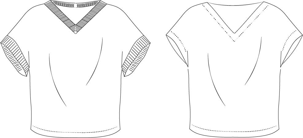 Maglia poncho donna CARTAMODELLO con VIDEO tutorial  da taglia S a 5XL