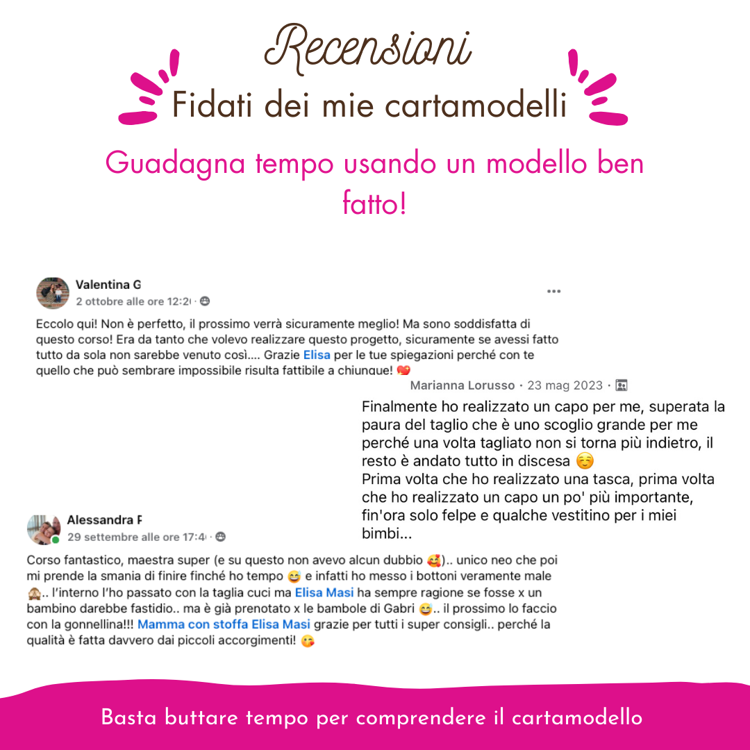 Tutone multiuso multisogno Tutorial con CARTAMODELLO bambino da 6 mesi a 10 anni