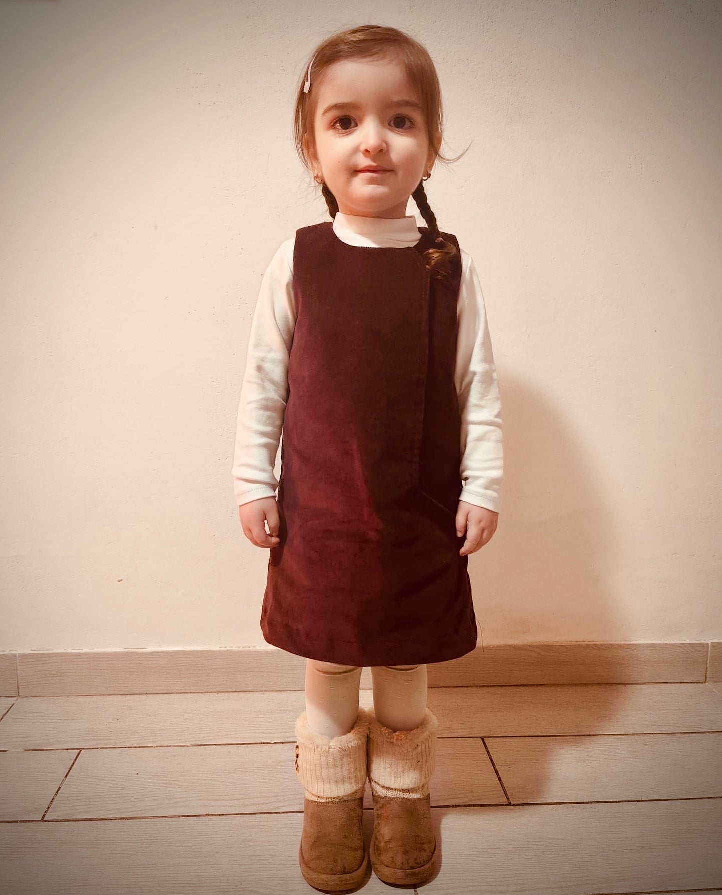Abito linea ad A Penny CARTAMODELLO  bambina da taglia 1 anno a 10 anni
