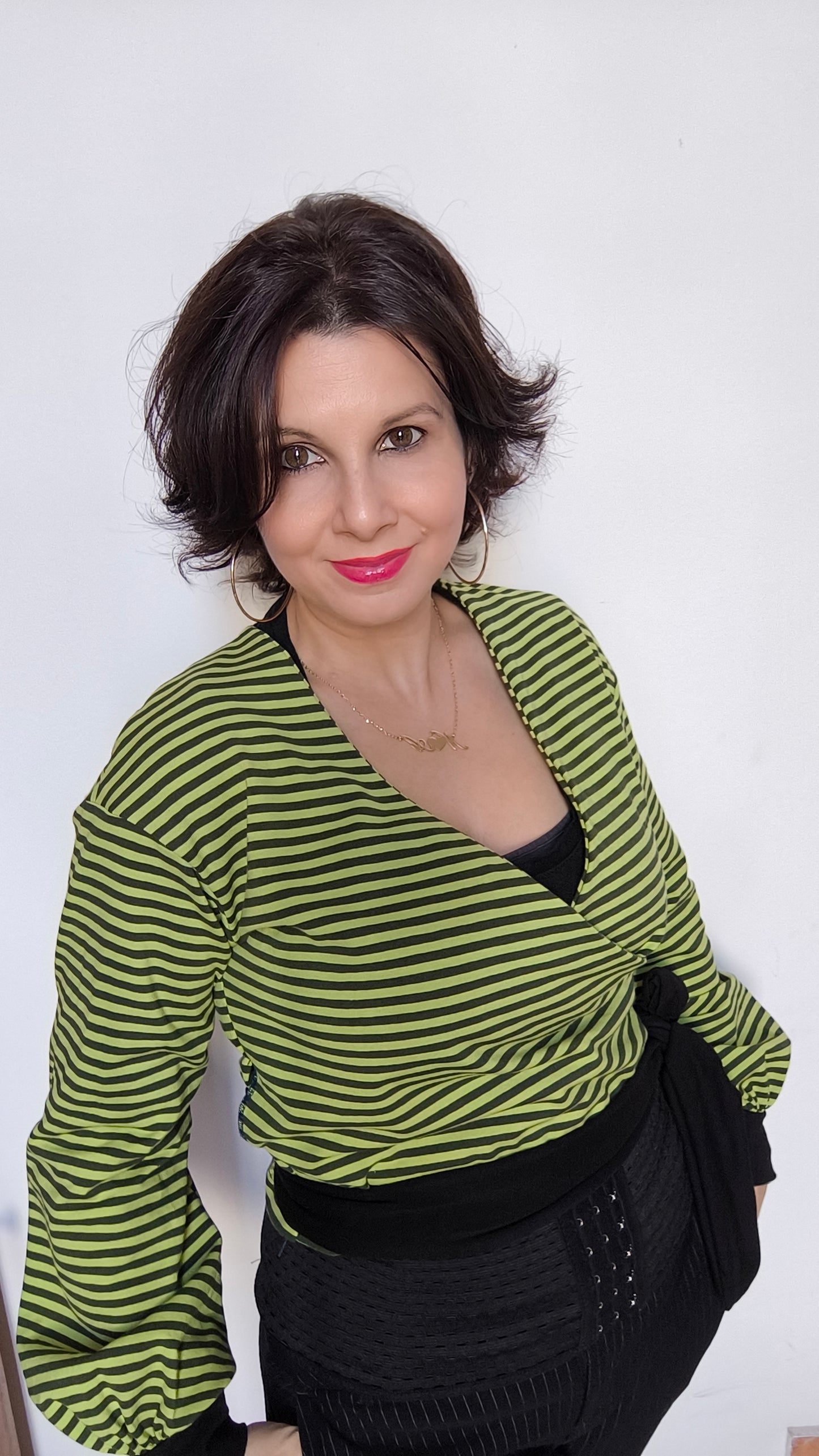 Cardigan scaldacuore Sara donna CARTAMODELLO con VIDEO tutorial  da taglia XS a 5XL