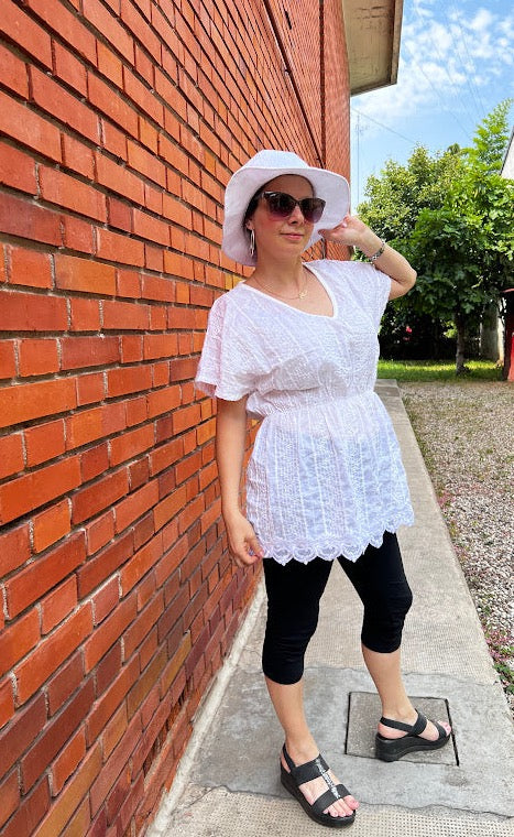Cartamodello abito-copricostume-top donna OLYMPIA da taglia XS a 6XL