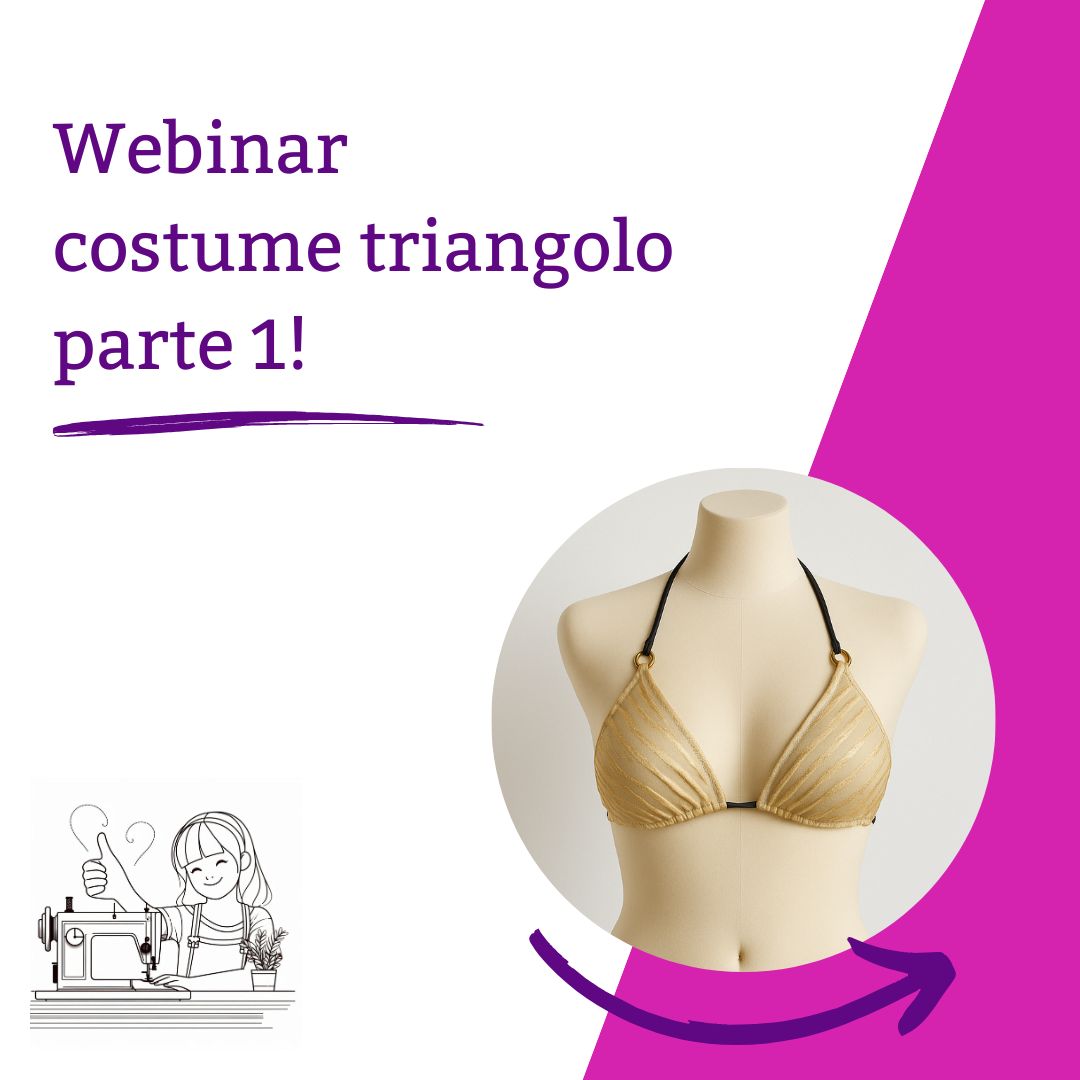 Corso webinar costume top triangolo con laccetto parte 1