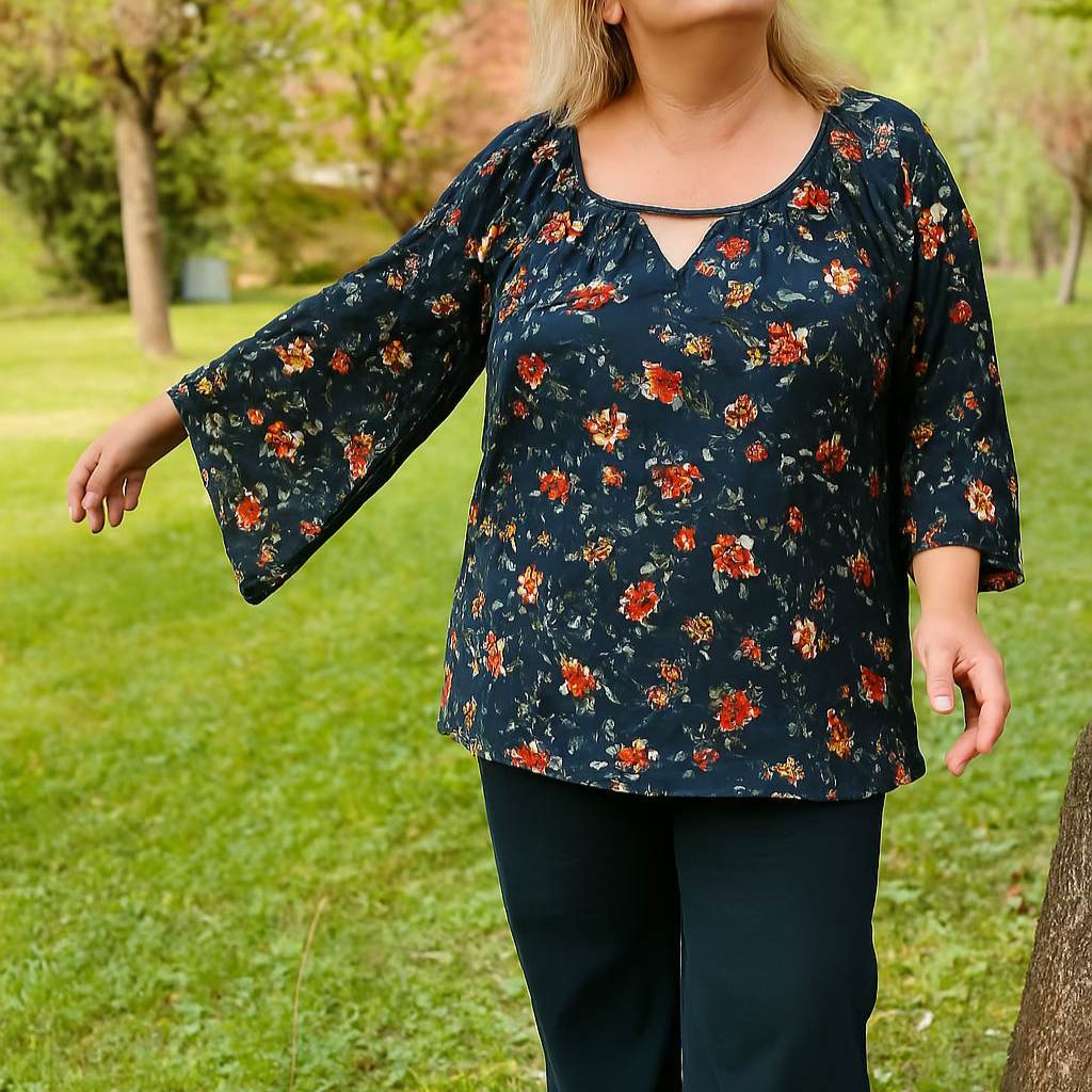 Camiciola Alisea  CARTAMODELLO donna da taglia XS a 5Xl