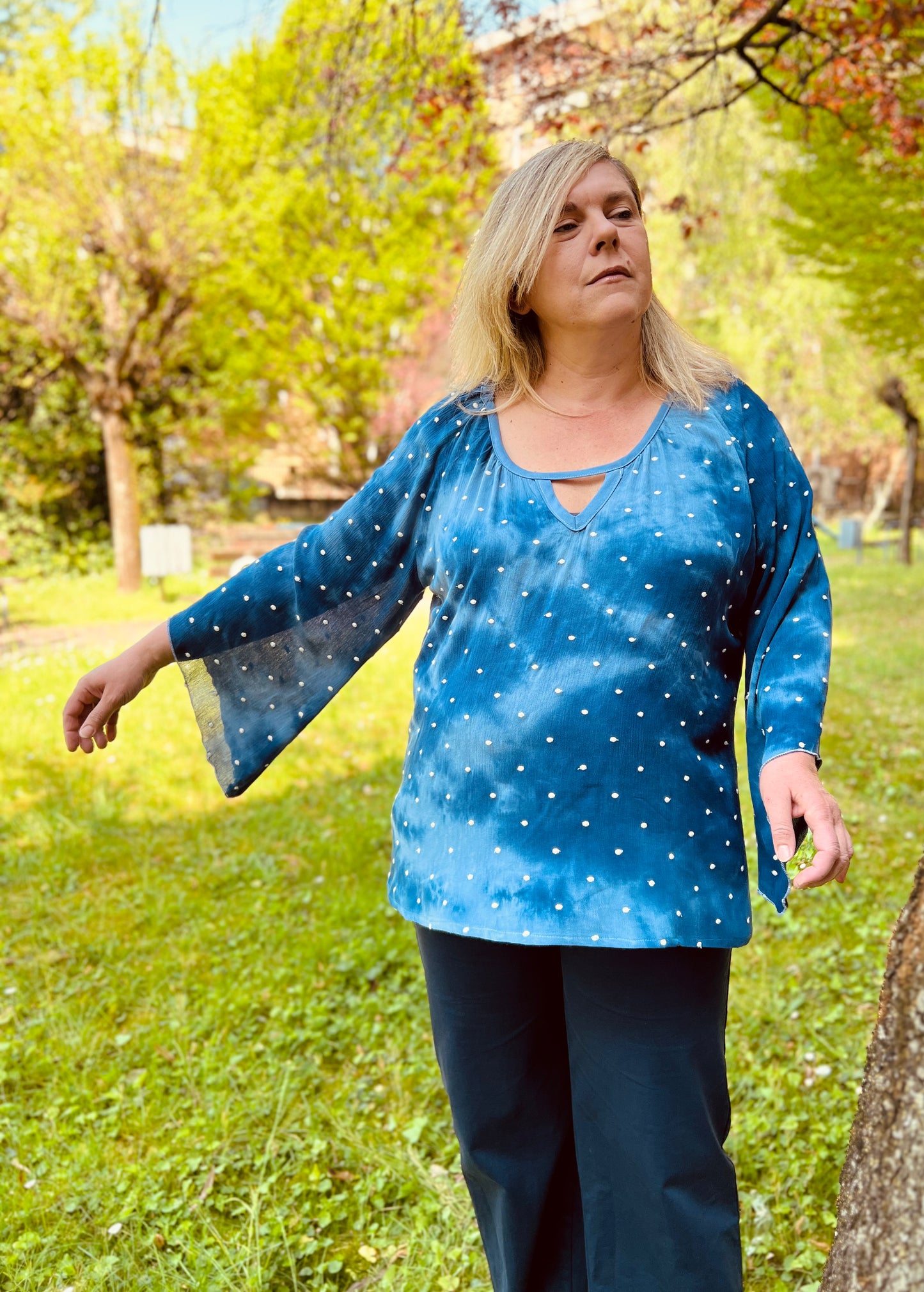 Camiciola Alisea  CARTAMODELLO donna da taglia XS a 5Xl