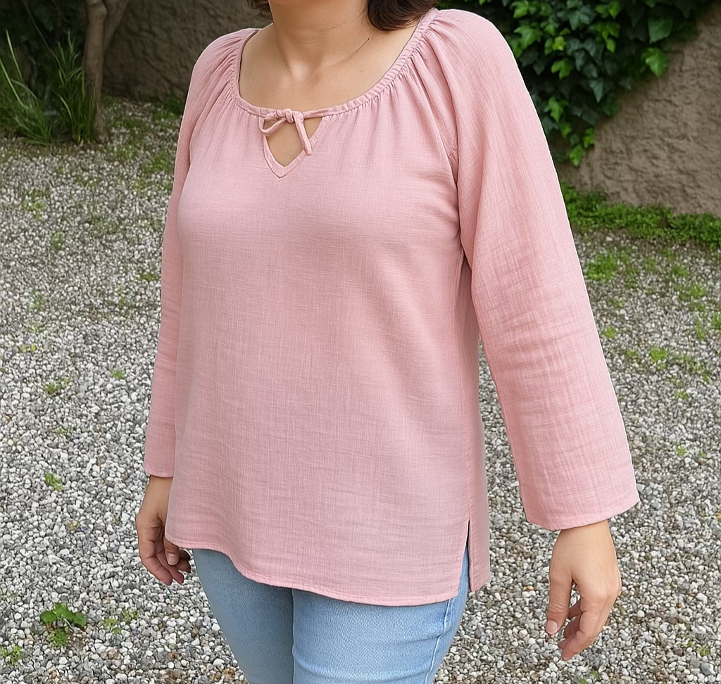Camiciola Alisea  CARTAMODELLO donna da taglia XS a 5Xl