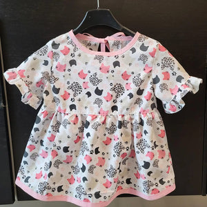 Blusa-vestito CARTAMODELLO bambina Amélie, da taglia 6 mesi a 11 anni Amélie