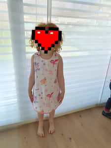 vestito reversibile CARTAMODELLO PDF bambina da anni 1 a 10 anni con tutorial